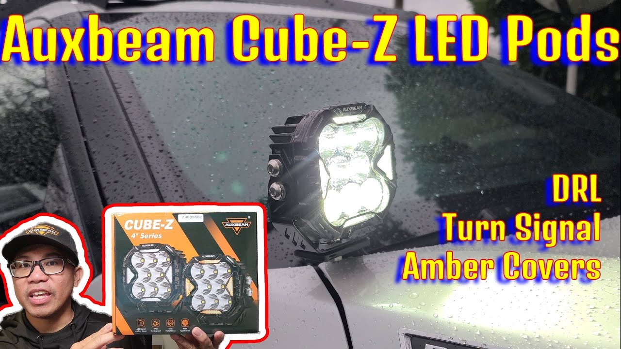 How to install Auxbeam Cube Z LED Pod Lights
