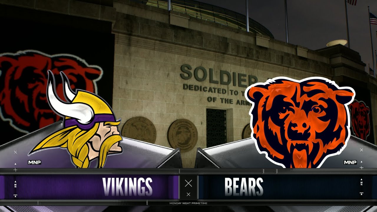 Madden 26 - Minnesota Vikings @ Chicago Bears - Week 1 Monday Night Football