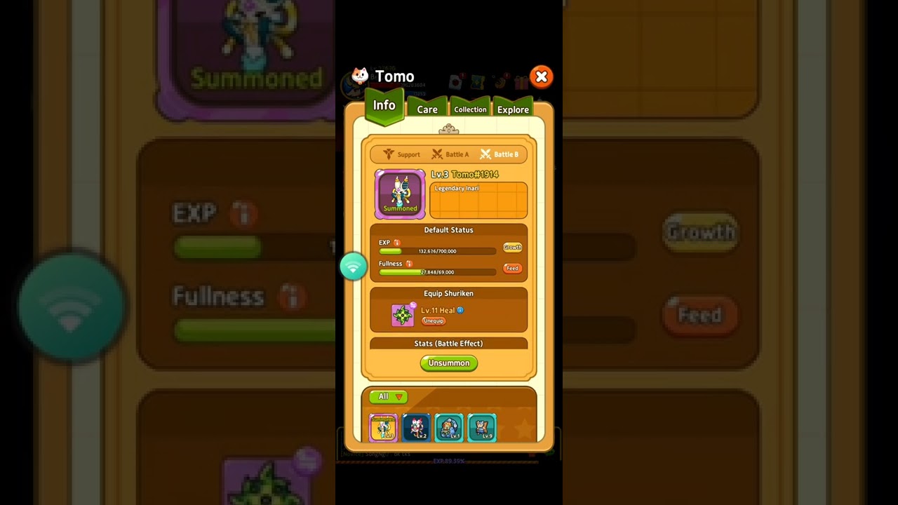 Idle Ninja Online Tomo  Inari pet And Farming Lost shoes