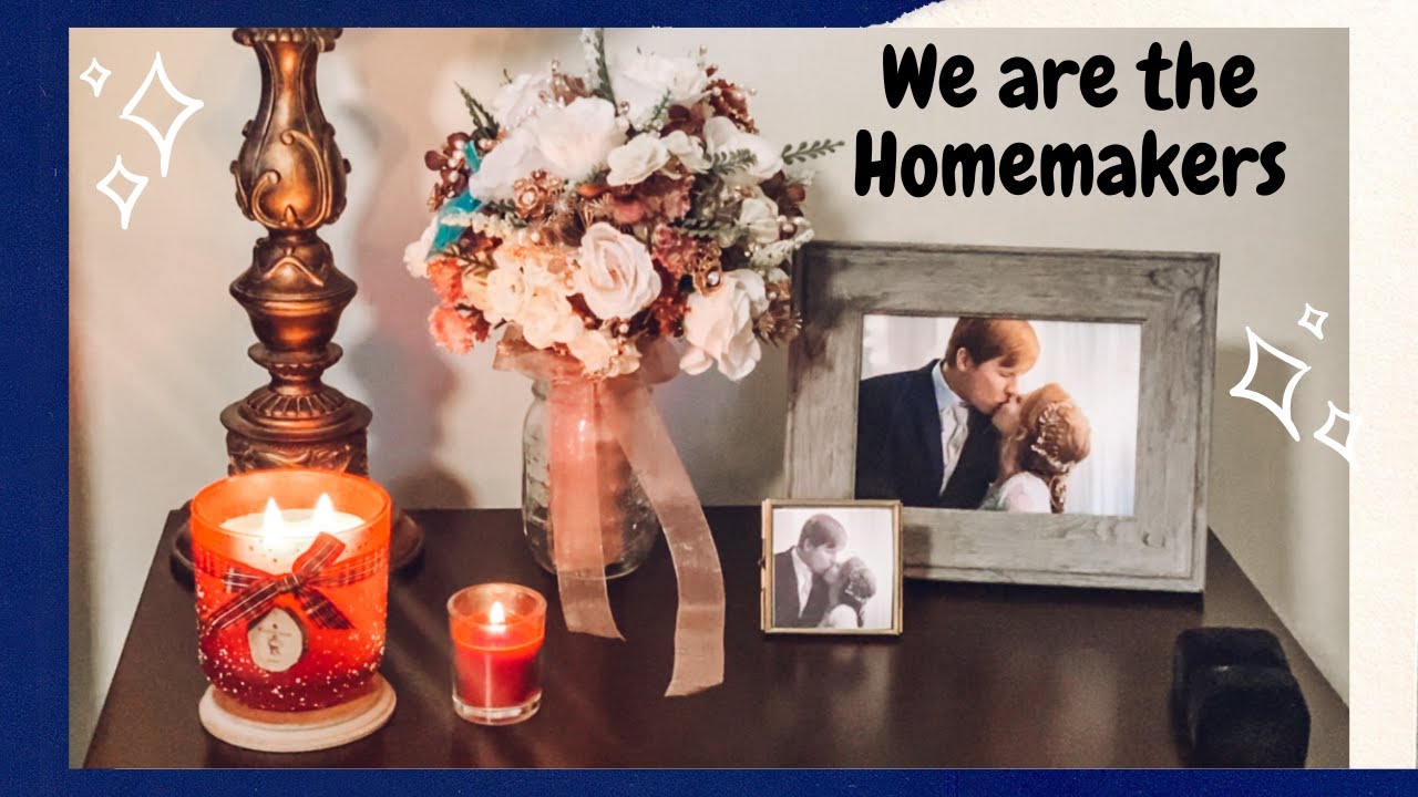 ENCOURAGEMENT FOR A WORKING HOMEMAKER /evening clean with me / relaxing snow day