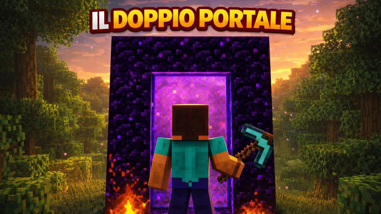 ASMR ITA | Minecraft #5 Il DOPPIO PORTALE! [Cillo ASMR]