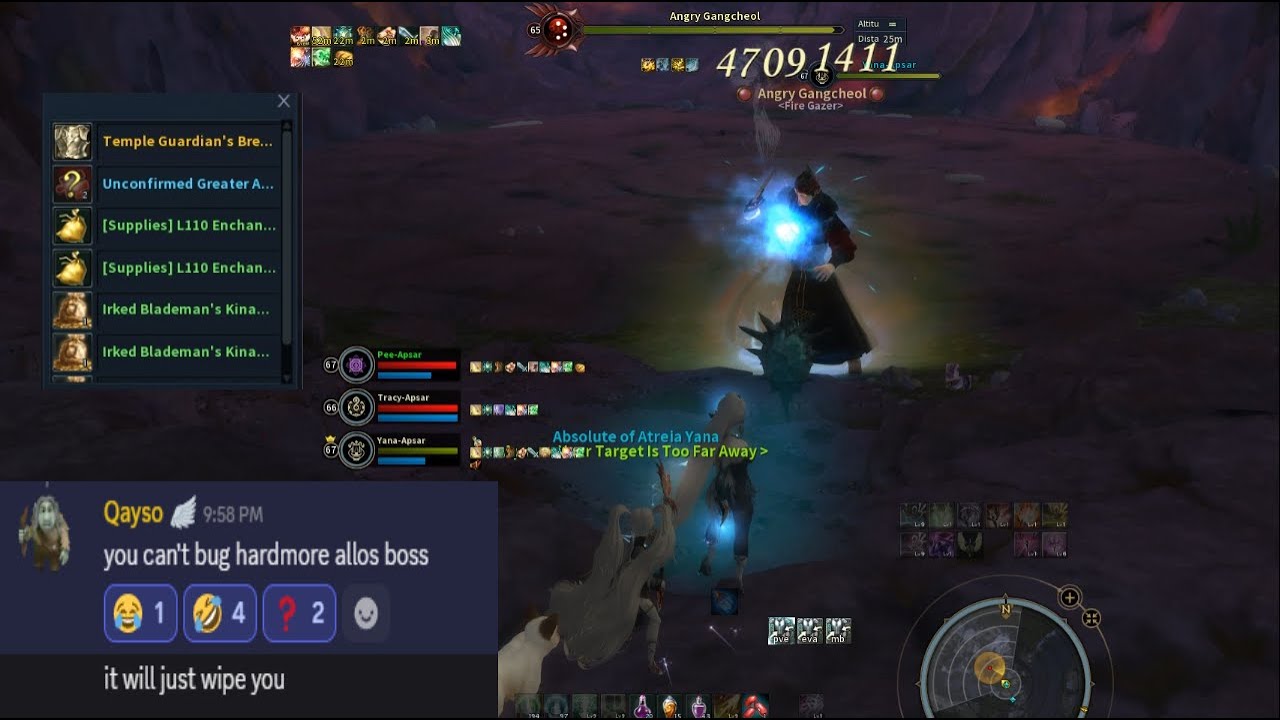 Aion Classic 4.0 | Allos Cosmos Hard Mode | Angry Gancheol (Irked Blademan)
