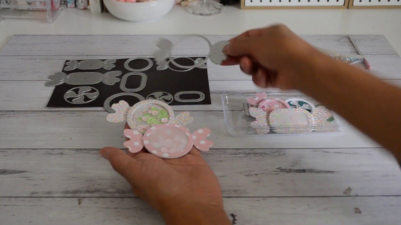 Candy Wrap Shaker | TUTORIAL | KSCRAFT Candy Wrap Shape Metal Die Set |