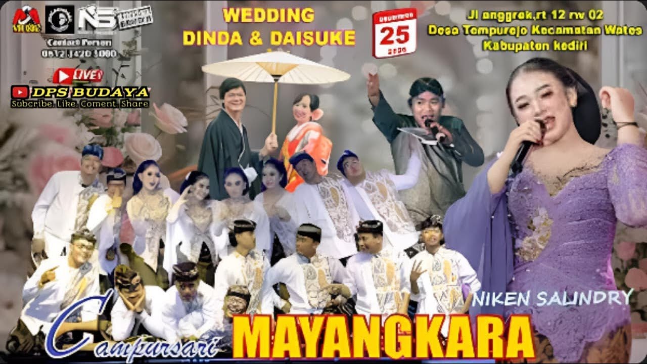 LIVE CAMPURSARI MAYANGKARA ''NIKEN SALINDRY'' - TEMPUREJO WATES KEDIRI - 25 Des 2025