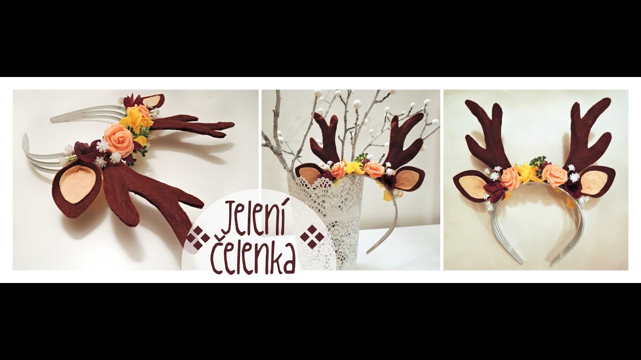 Jelení čelenka / diy deer headband