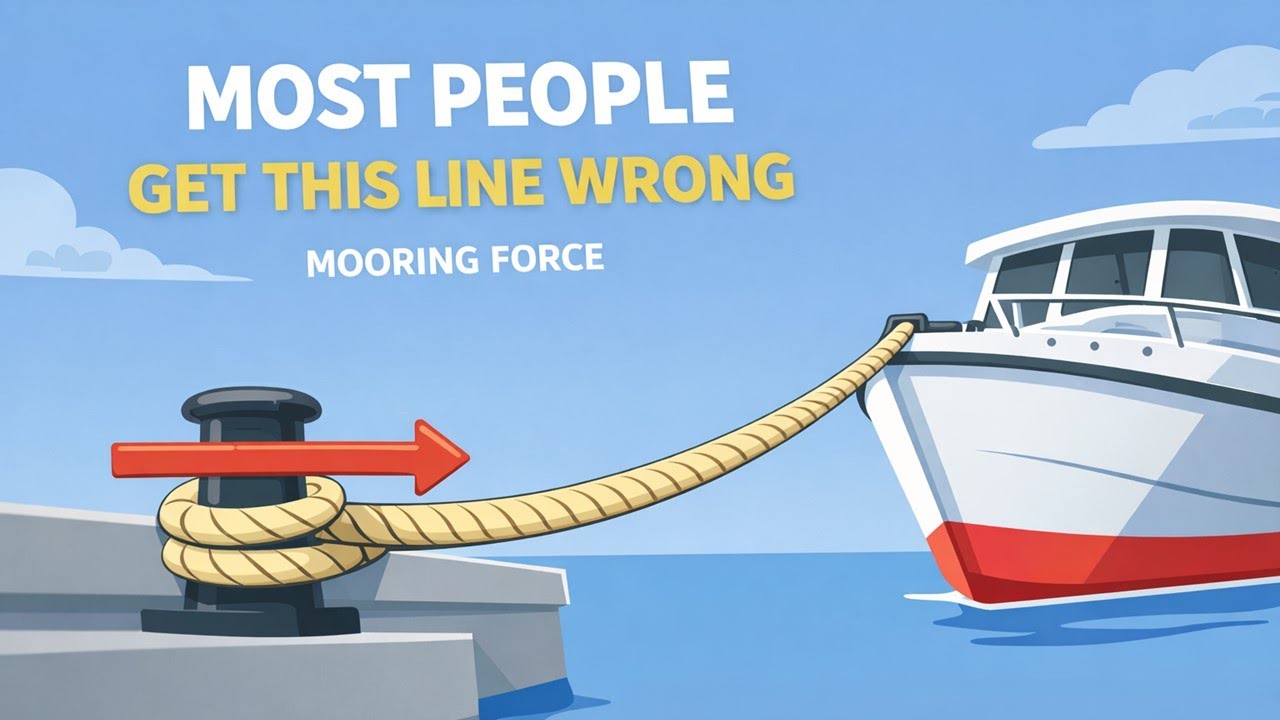How Mooring Forces Really Act on Dock Lines