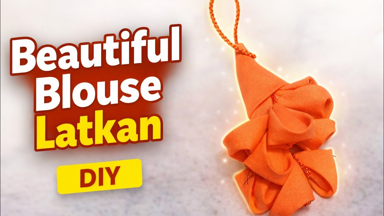 Beautiful Fabric Latkan /fabric latkan design/fabric latkan making 