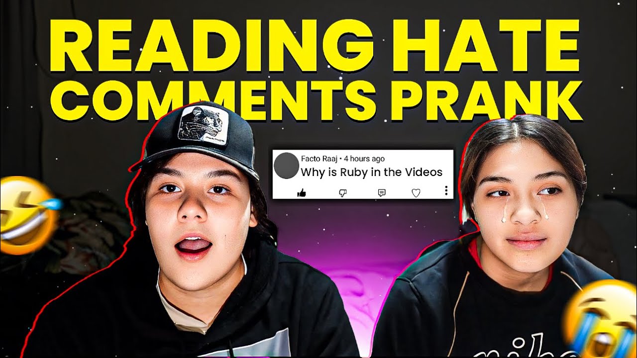 Hate comments prank!