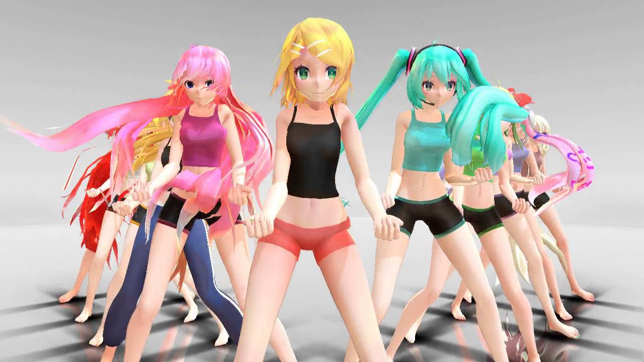 [MMD] TDA Rin Lenka Miku Teto IA Luka Haku Kiku Neru Gumi Sora Help Me