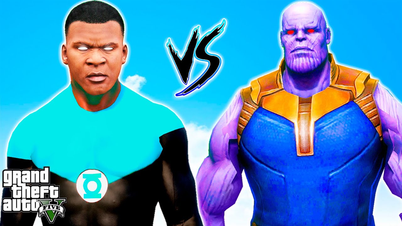 FRANKLIN TRY TO KILL THANOS in GTA 5 | Avenger THE COSMOS WAR #007