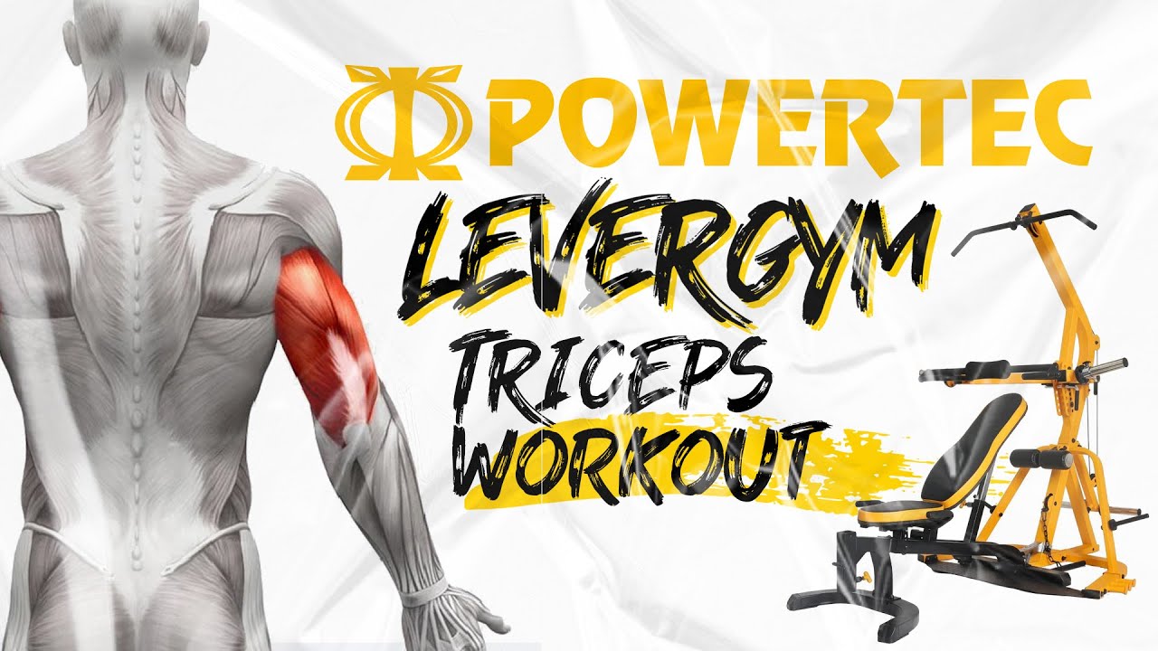 OFFICIAL Powertec Workbench Levergym Full Triceps Workout