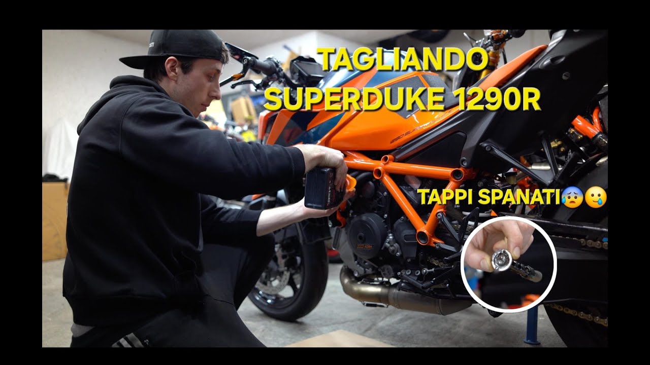 SUPERDUKE 1290R: tagliando e bulloni spanati