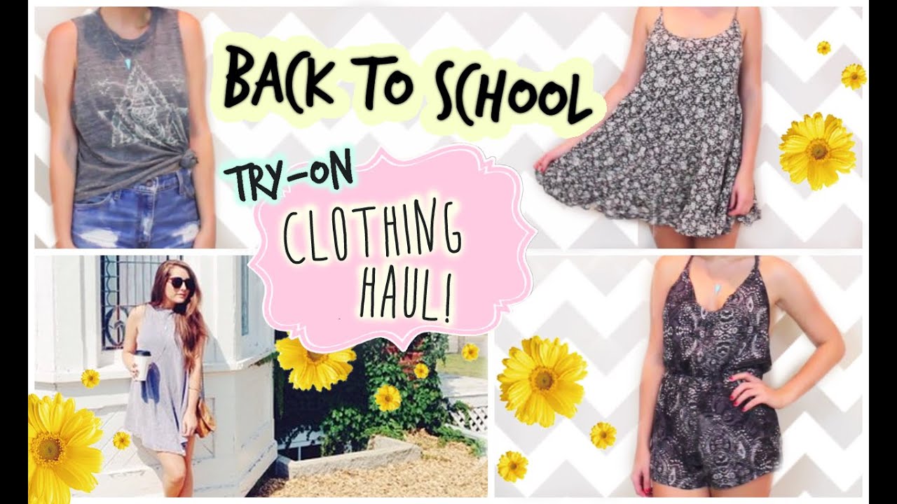 Huge Back to School Try-On Clothing Haul!