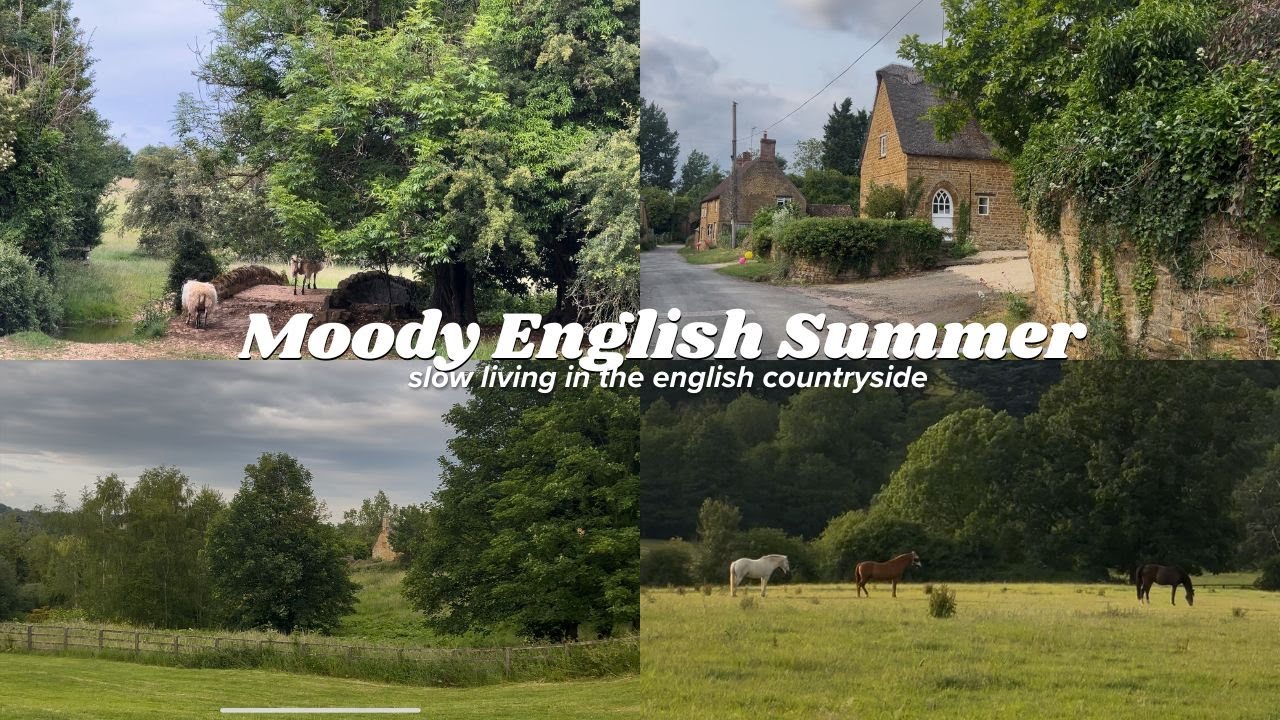 Slow Living in the English Countryside | Baking Cupcakes, Country Fair, Peaceful Country Walk 🍃🍓
