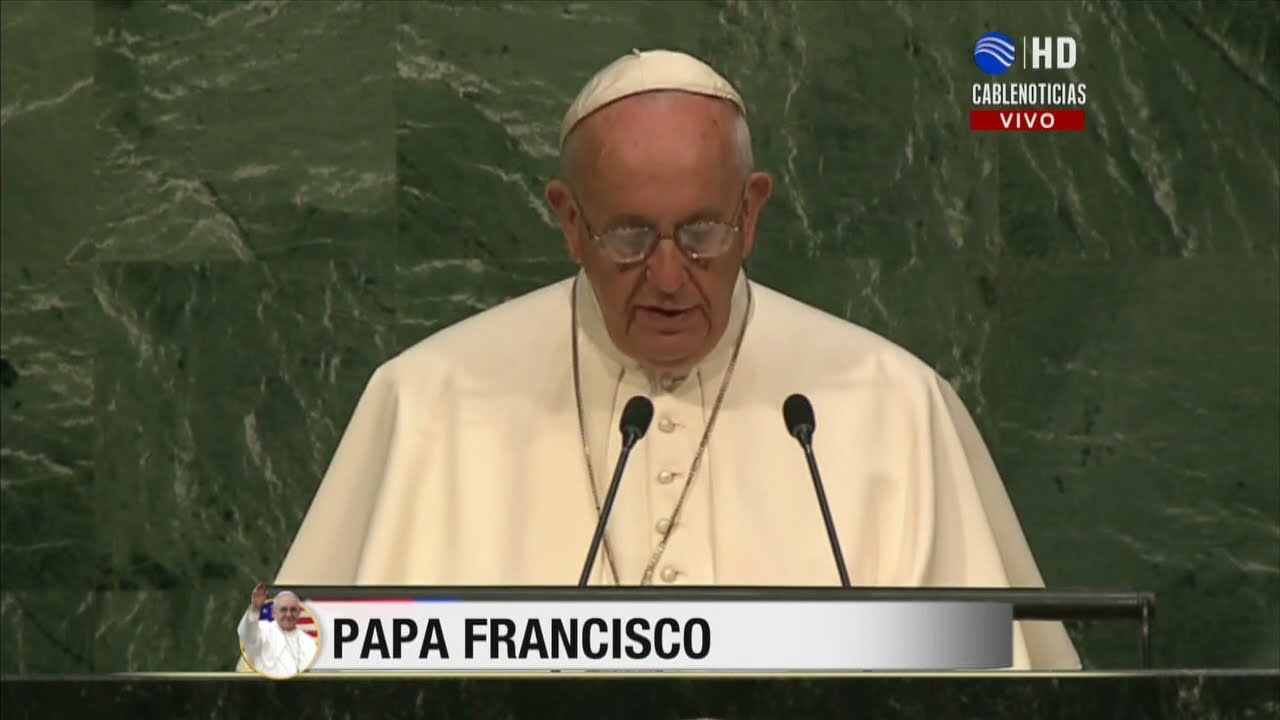 Discurso del papa Francisco en la ONU, da la vuelta al mundo (COMPLETO) / CABLENOTICIAS