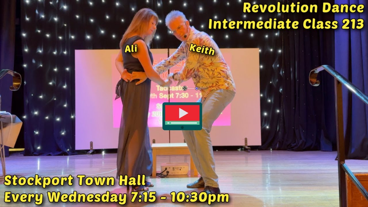 Modern Jive Class WCS Salsa styled move Walks Spins & Pauses Revolution Dance Intermediate Class 213
