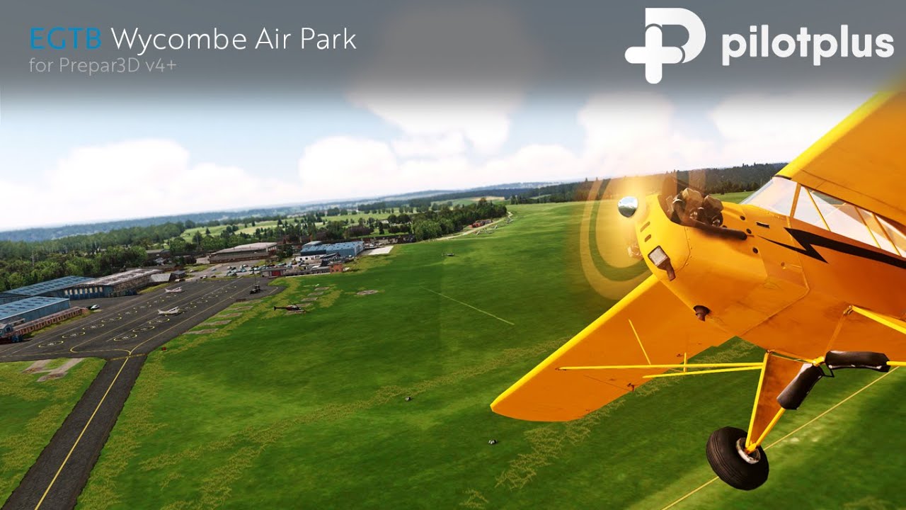EGTB Wycombe Air Park for P3D v4+ by PilotPlus