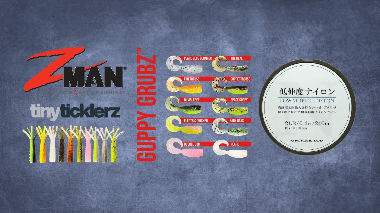 Kısa bir av: Guppy Grubz. Unitika Low Stretch Nylon denemesi