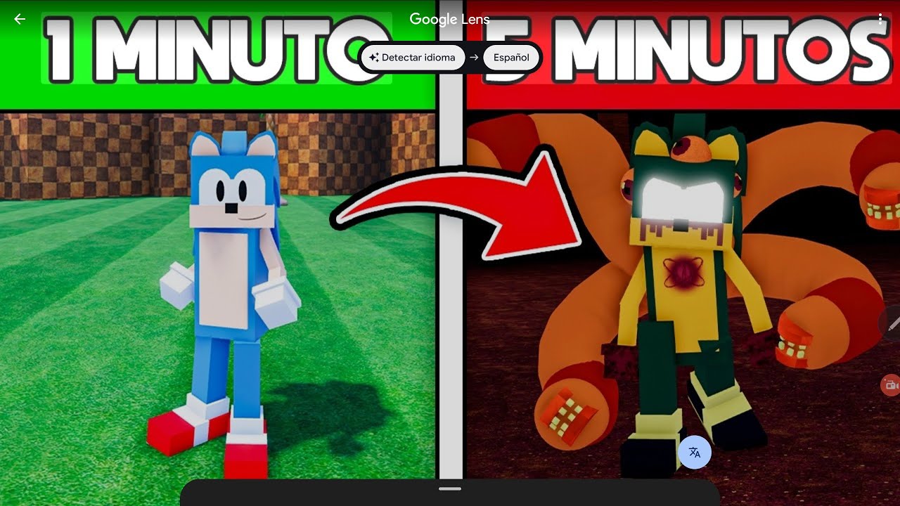 Un inocente obby pesadilla infernal de sonic.exe y escapa del sunamy