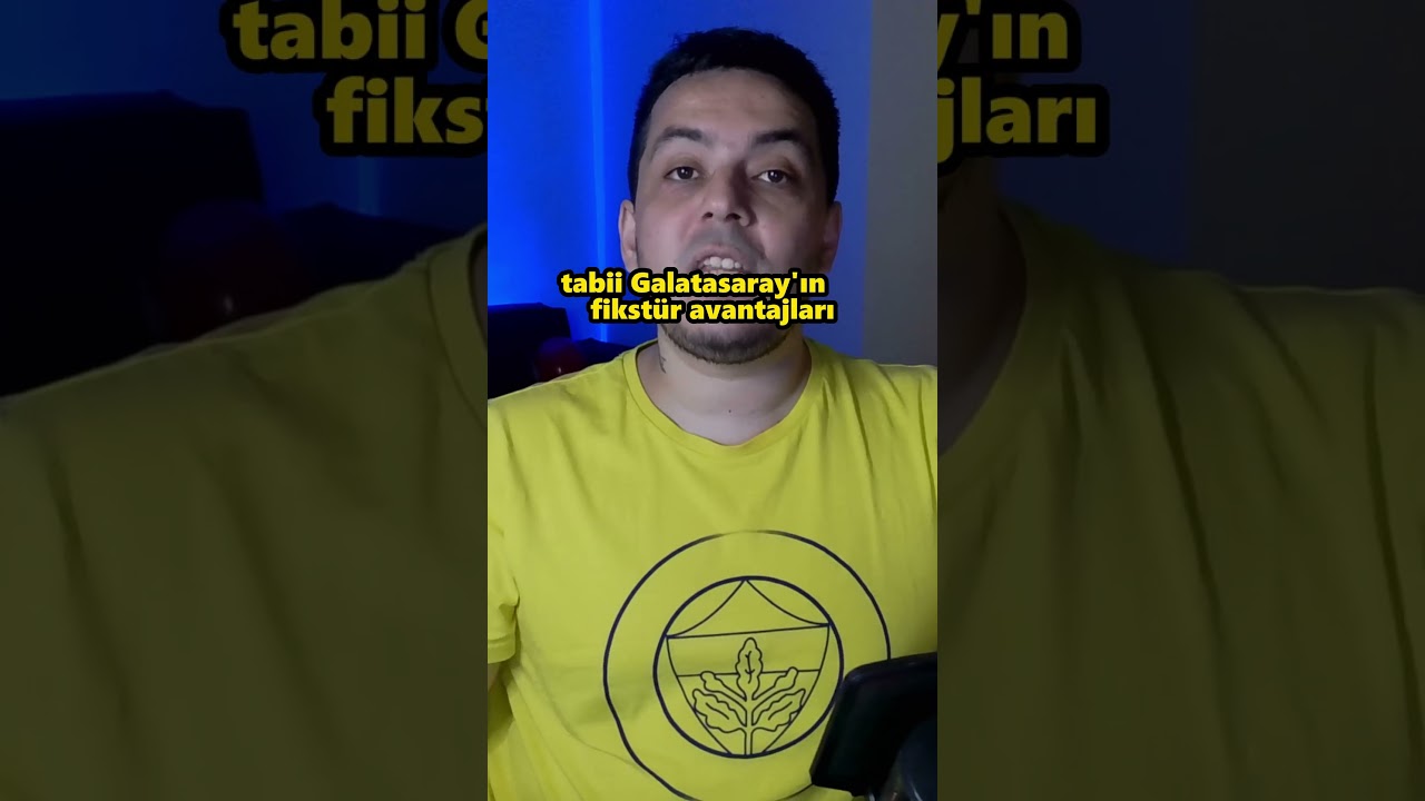 İşte Fenerbah&ccedil;e'nin Galatasaray'a karşı sezonun kalanındaki fikst&uuml;r avantajı