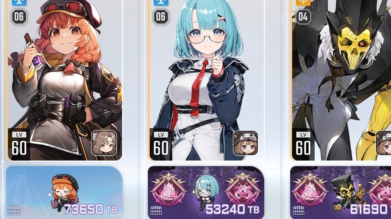 [4-Stars Only] Wailing Prodigal Level 10 Beryl/Mika/Cassius [CZN/Chaos Zero Nightmare]