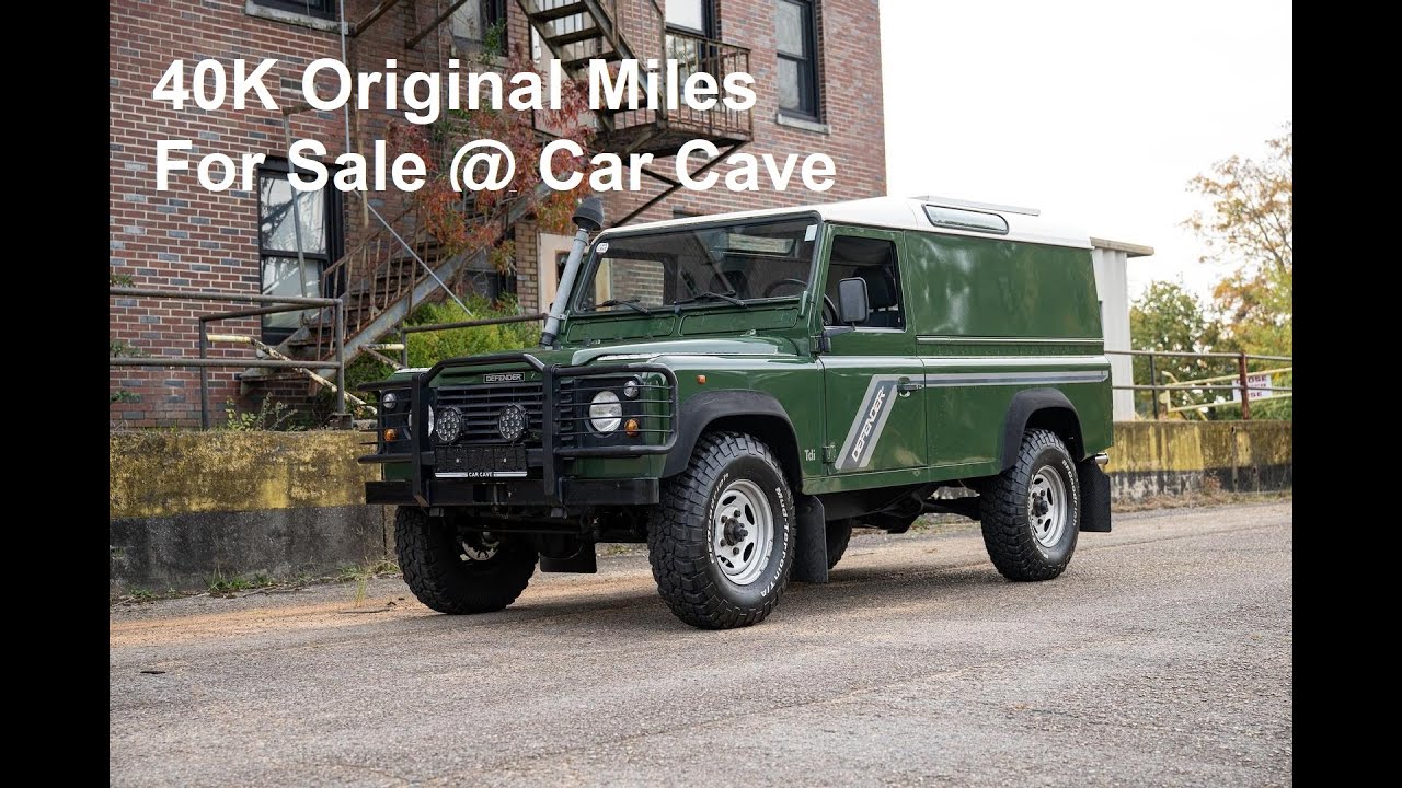 1995 Land Rover Defender 110 3 Door Hard Top 300TDI Air Con Walk Around Video For Sale Car Cave