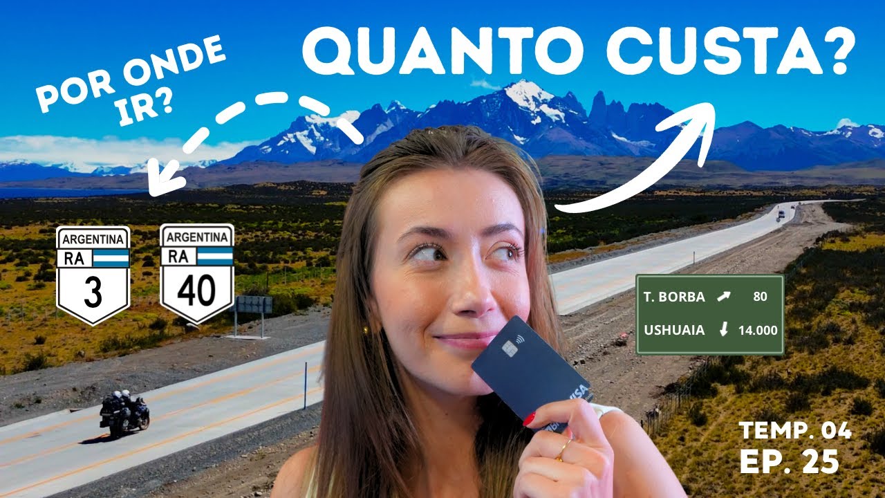 Roteiro COMPLETO do Brasil ao USHUAIA DE MOTO! Cidades, postos e pontos turísticos 2025! T4EP25