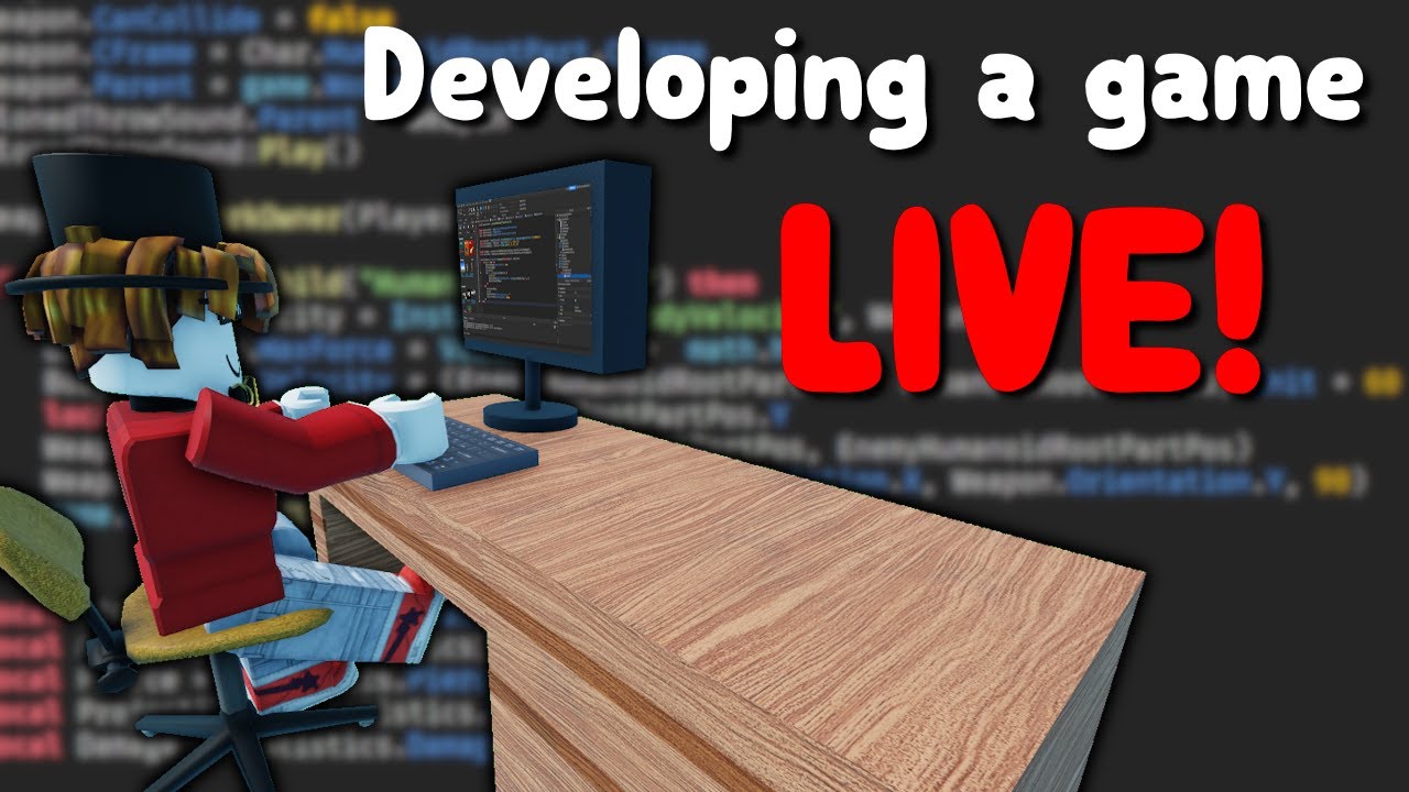 Developing a Roblox Game Entirely LIVE! #1
