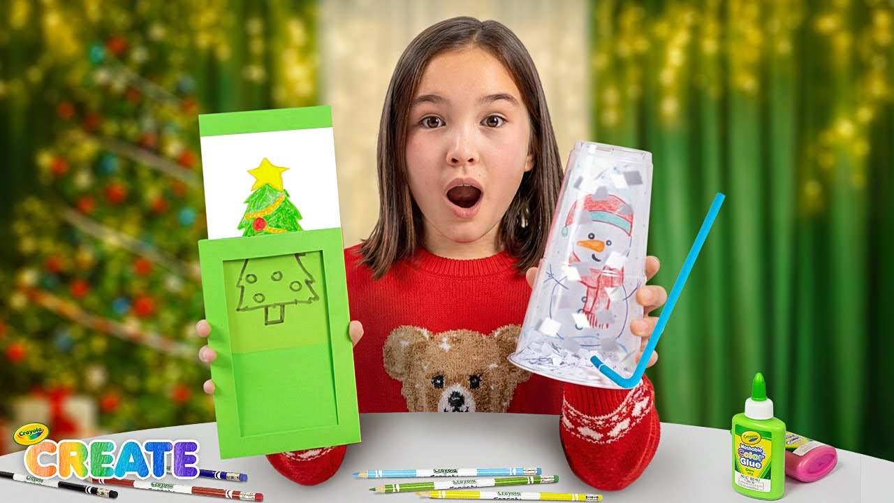 Simple Christmas Crafts for Kids 🌲☃️ Holiday Magic Made by You