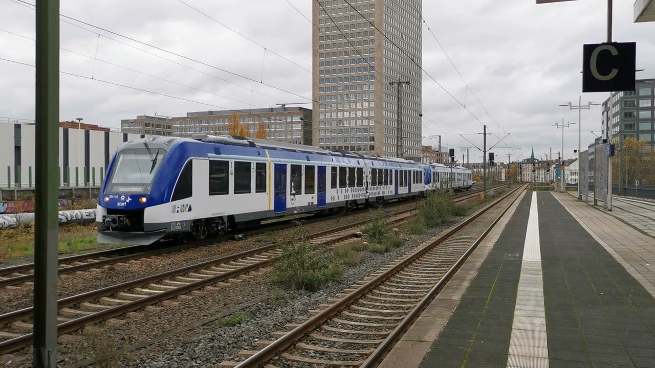🇩🇪 RMV Alstom Coradia iLint Class 554 HMU (2022) Hydrogen Train