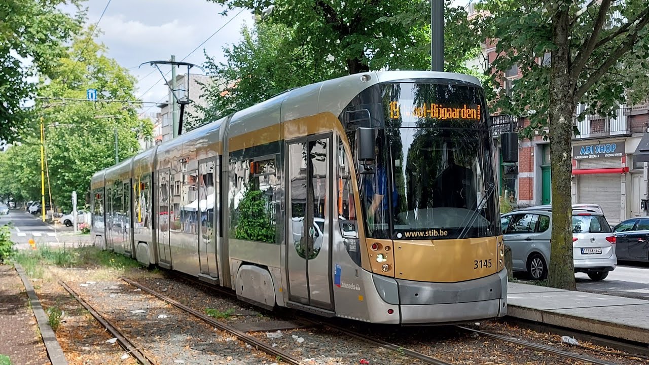 🇧🇪🚊1️⃣9️⃣ Cab Ride - STIB-BRUSSELS Line 19 Miroir to Groot-Bijgaarden. ©️ Vincent Daoust 2022.