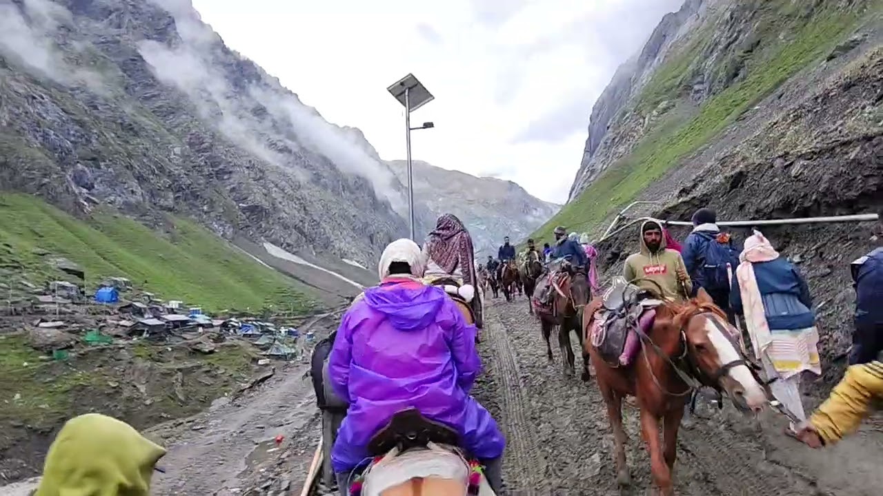 अमरनाथ यात्रा 2025 #viral #mountains #shorts #youtubeshorts #amarnath #trending 