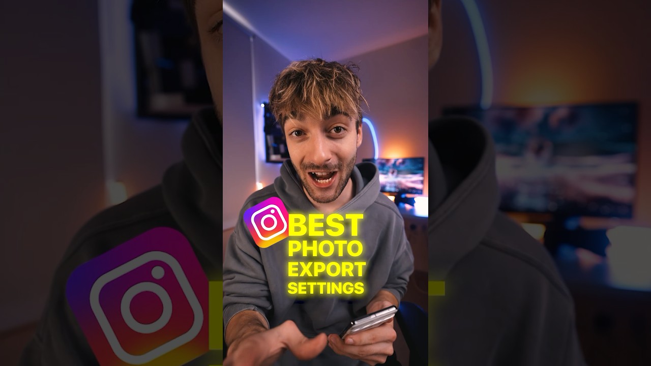 best photo export settings for your photos on Instagram using Lightroom mobile #instagramtips