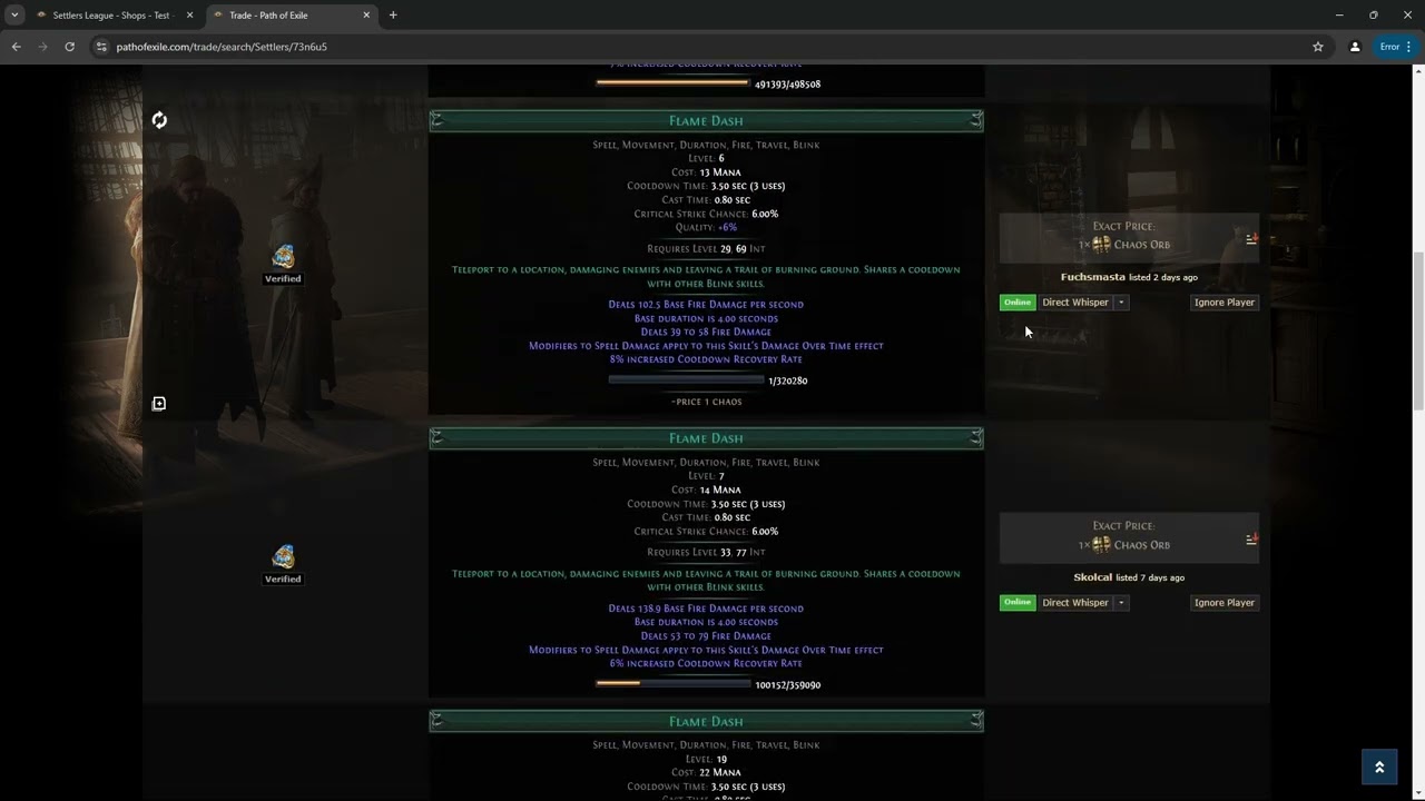 Path of Exile New Player Guide: How to Sell Items Without Premium Stash Tabs