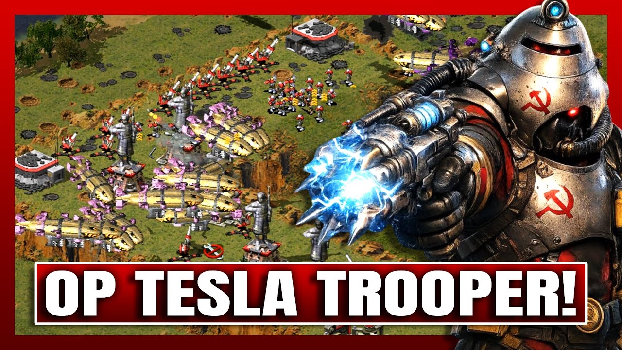 Red Alert 2 | This OP Tesla Trooper helped Me Mow Down The Enemy!