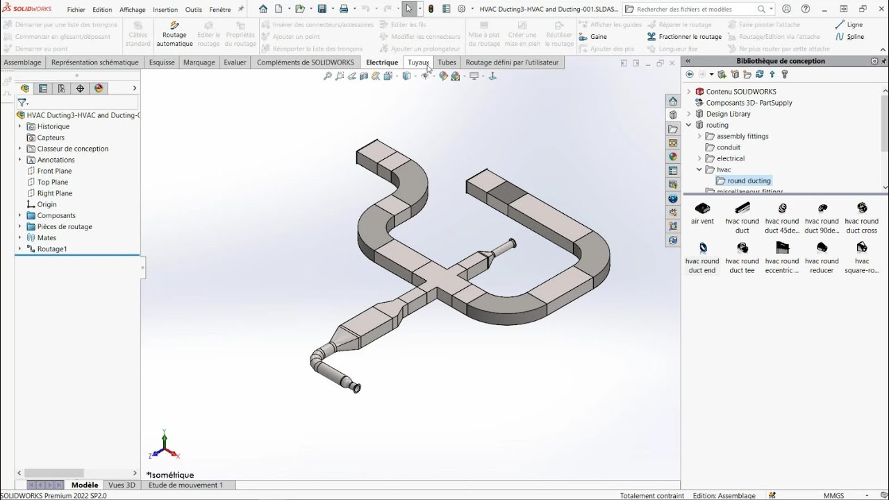 Routing HVAC