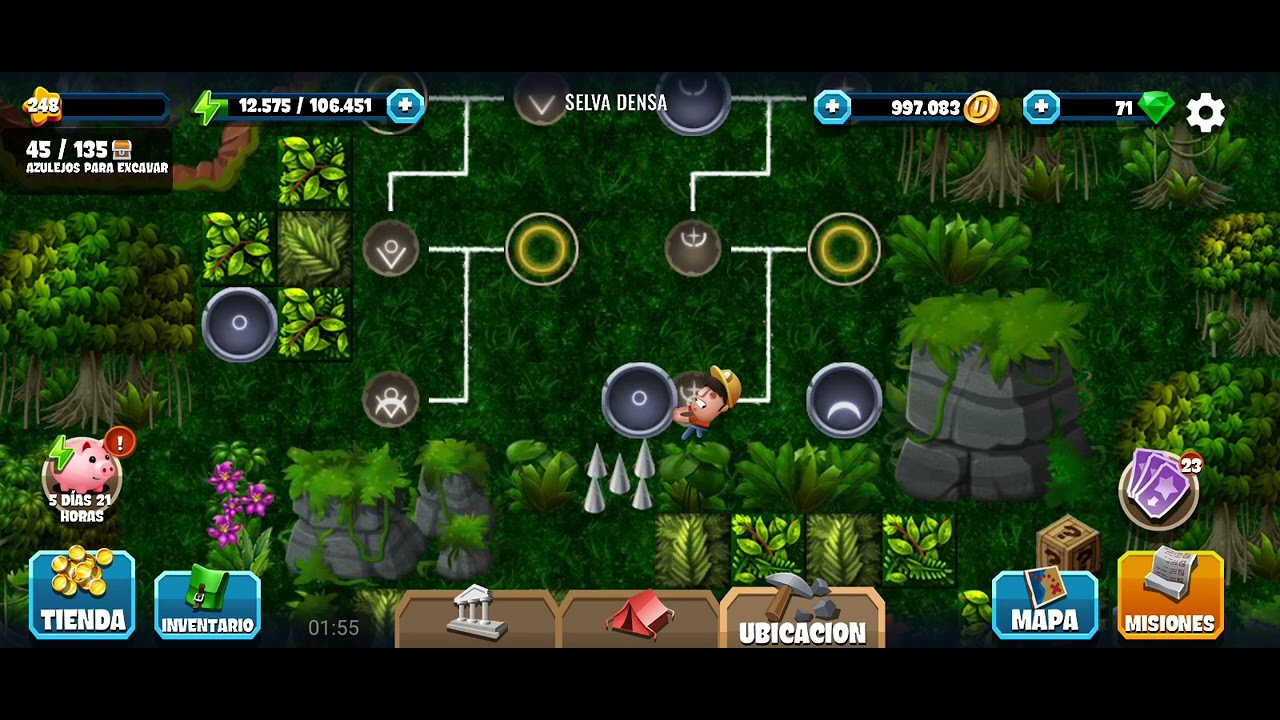 Diggy's adventure | La misión del paladín 2: Selva densa 