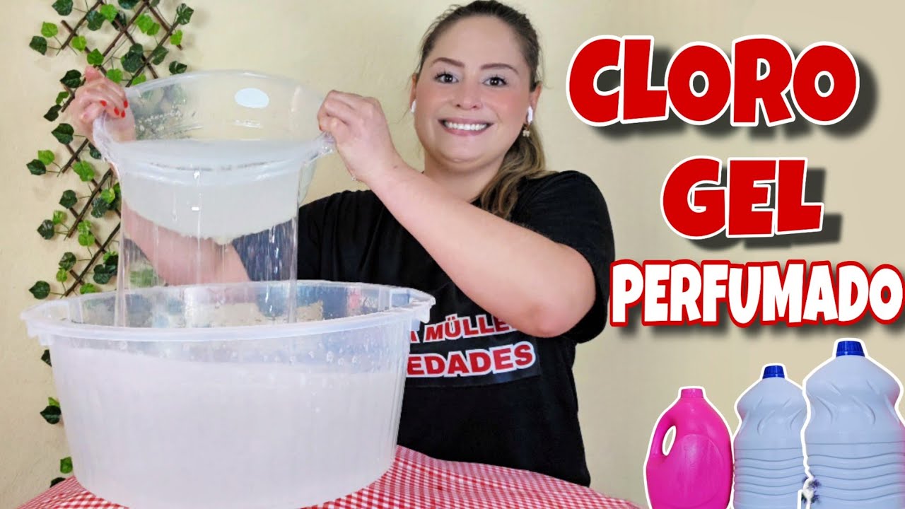 SEGREDO DESVENDADO: CLORO GEL PERFUMADO COM 500mL DE ÓLEO 😱 TODO PODER DO CLORO NA SUA CASA