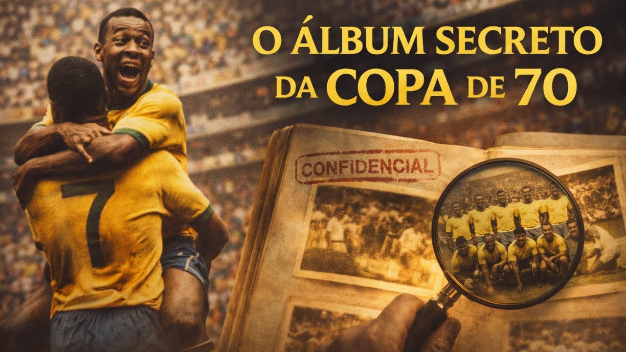 🏆⚽Copa de 70 O Álbum SECRETO que a Globo ESCONDEU!🏆⚽