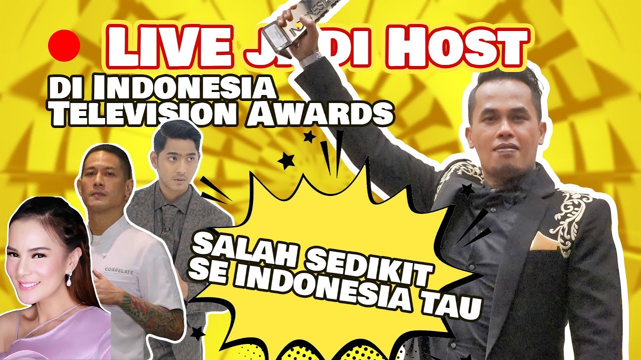 LORD ADI LIVE JADI HOST INDONESIAN TELEVISION AWARDS!