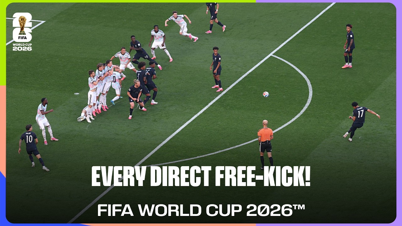 Every Direct Free-Kick Goal Scored At The 2026 FIFA World Cup!