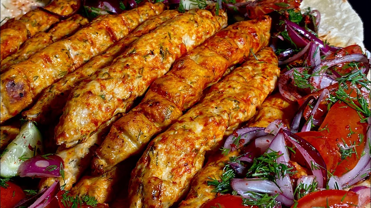 Шашлык из курицы с особой соусу в духовки