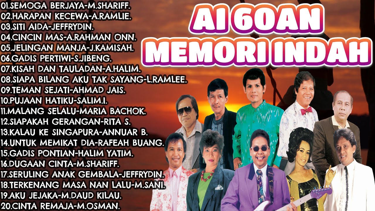 FULL AI 60AN+LIRIK LAGU MEMORI INDAH YEH YEH #ai #60an #popyehyeh @pusatmuzikalmutiara