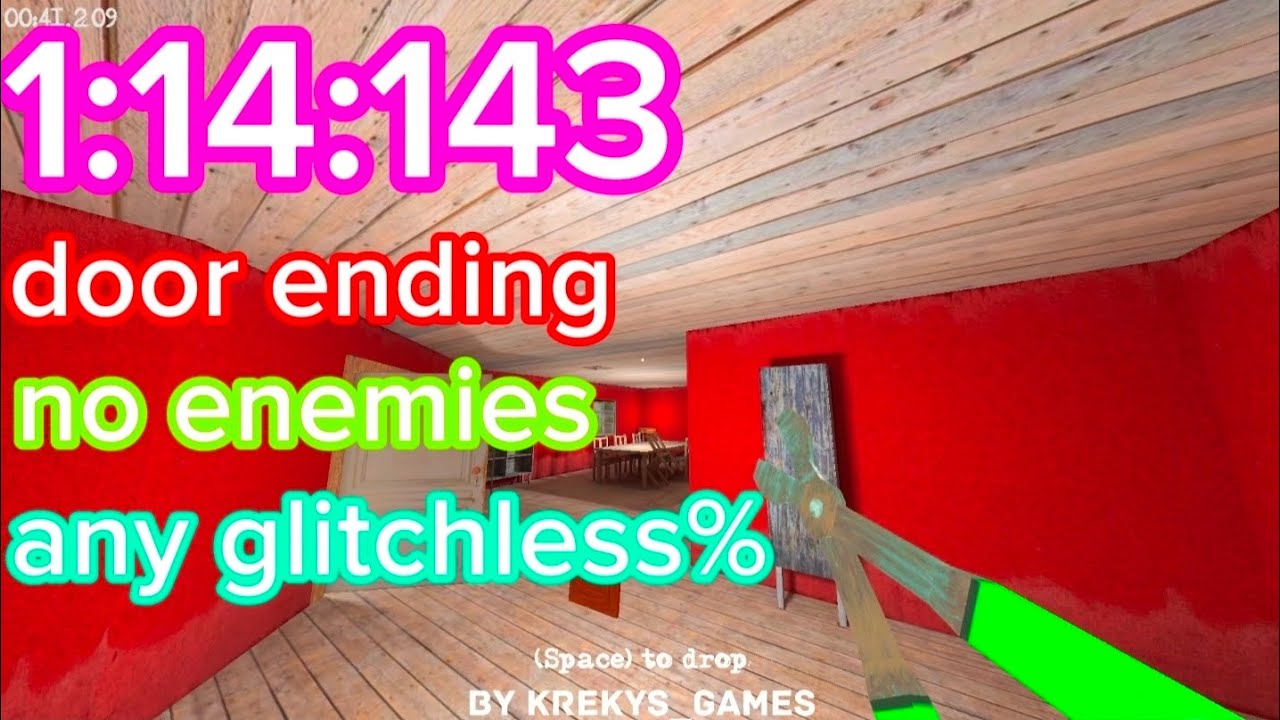 Granny 2: enhanced | 1:14:143 | door ending | no enemies | any glitchless% 