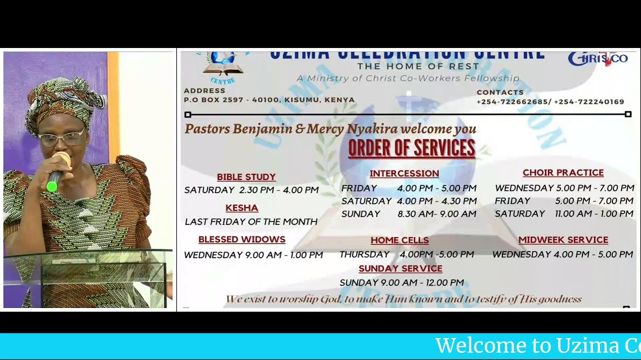 Uzima Celebration Center Live Sunday Service