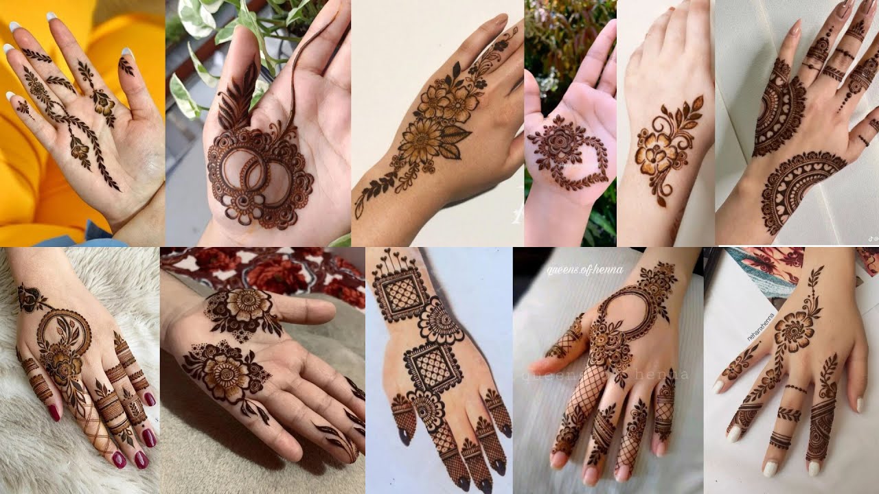 Simple and easy mehndi henna design| minimal mehndi designs | simple mehndi design