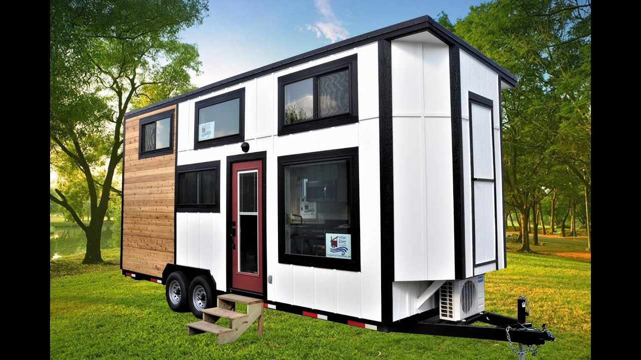 218 sq. ft. Tiny Home with a Full Size Soaking Tub & Stand-Up Loft