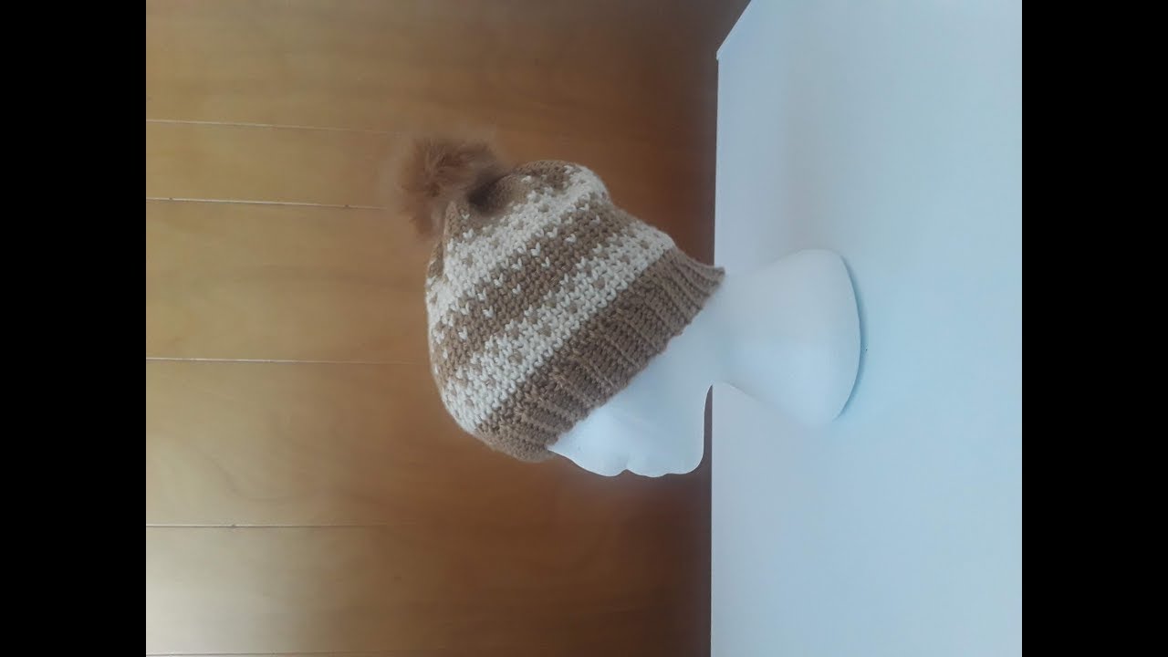 Bonnet Vice-versa en crochet: creation originale 1/3