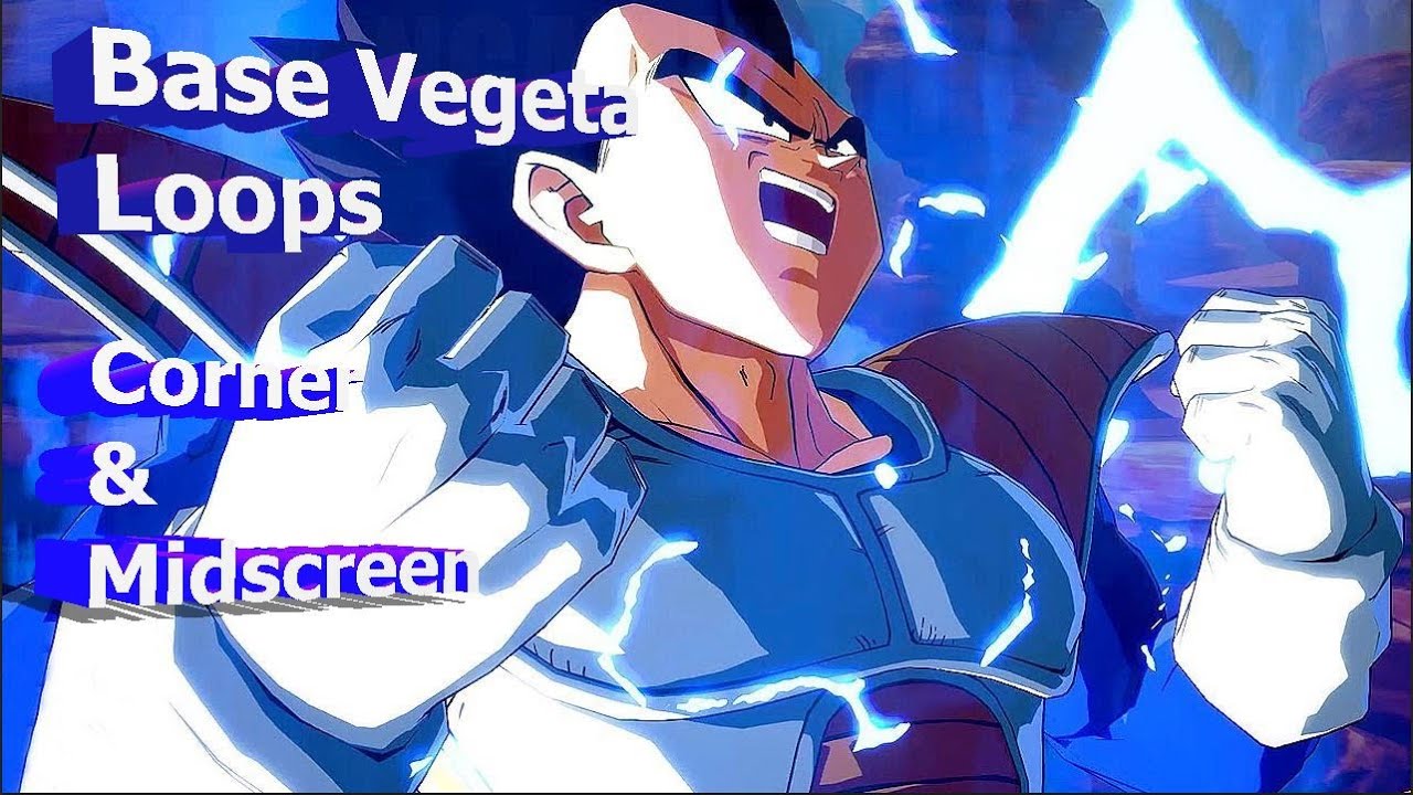 #DBFZ Base Vegeta Loops | S3 Combo Guide Corner & Midscreen