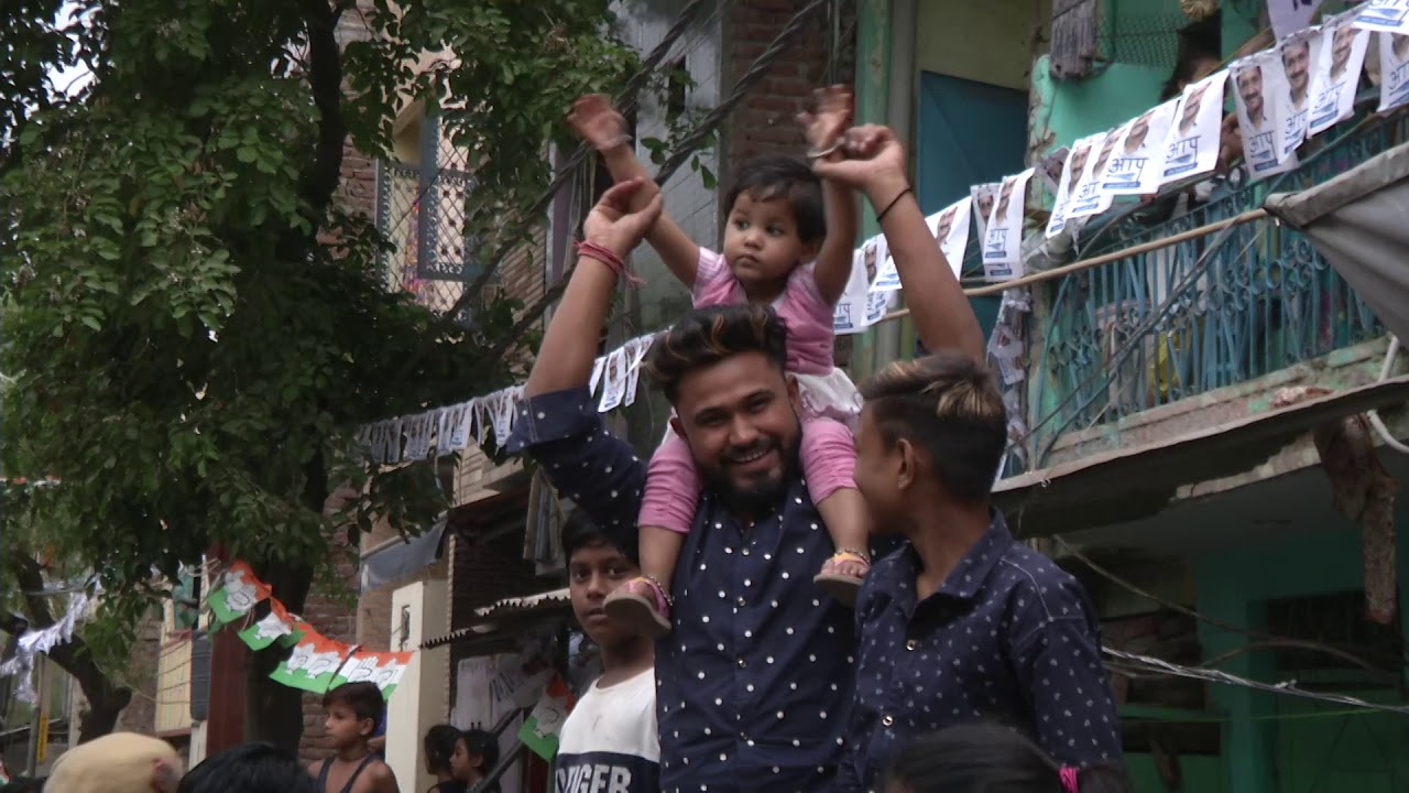 AAP National Convenor Arvind Kejriwal Road Show from East Delhi Lok Sabha
